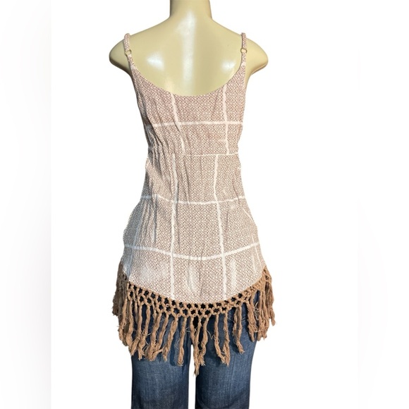 CAbi Tan Sleeveless Tie Front Camisole - Picture 3 of 3